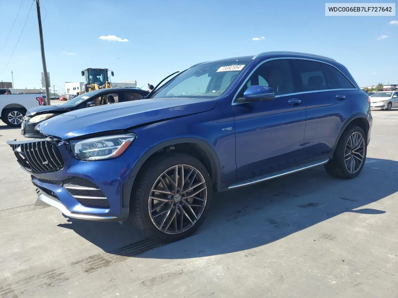 2020 Mercedes-Benz Glc 43 4Matic Amg VIN: WDC0G6EB7LF727642 Lot: 73392554