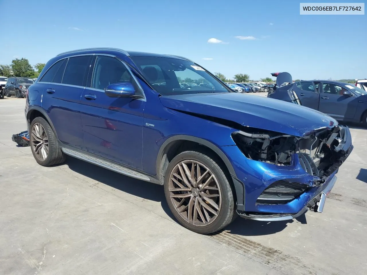 2020 Mercedes-Benz Glc 43 4Matic Amg VIN: WDC0G6EB7LF727642 Lot: 73392554