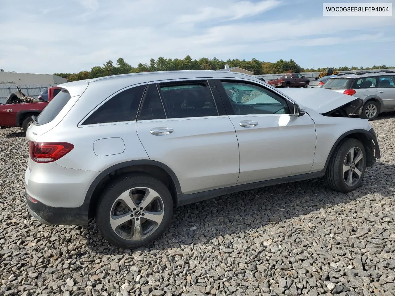 2020 Mercedes-Benz Glc 300 4Matic VIN: WDC0G8EB8LF694064 Lot: 73737214