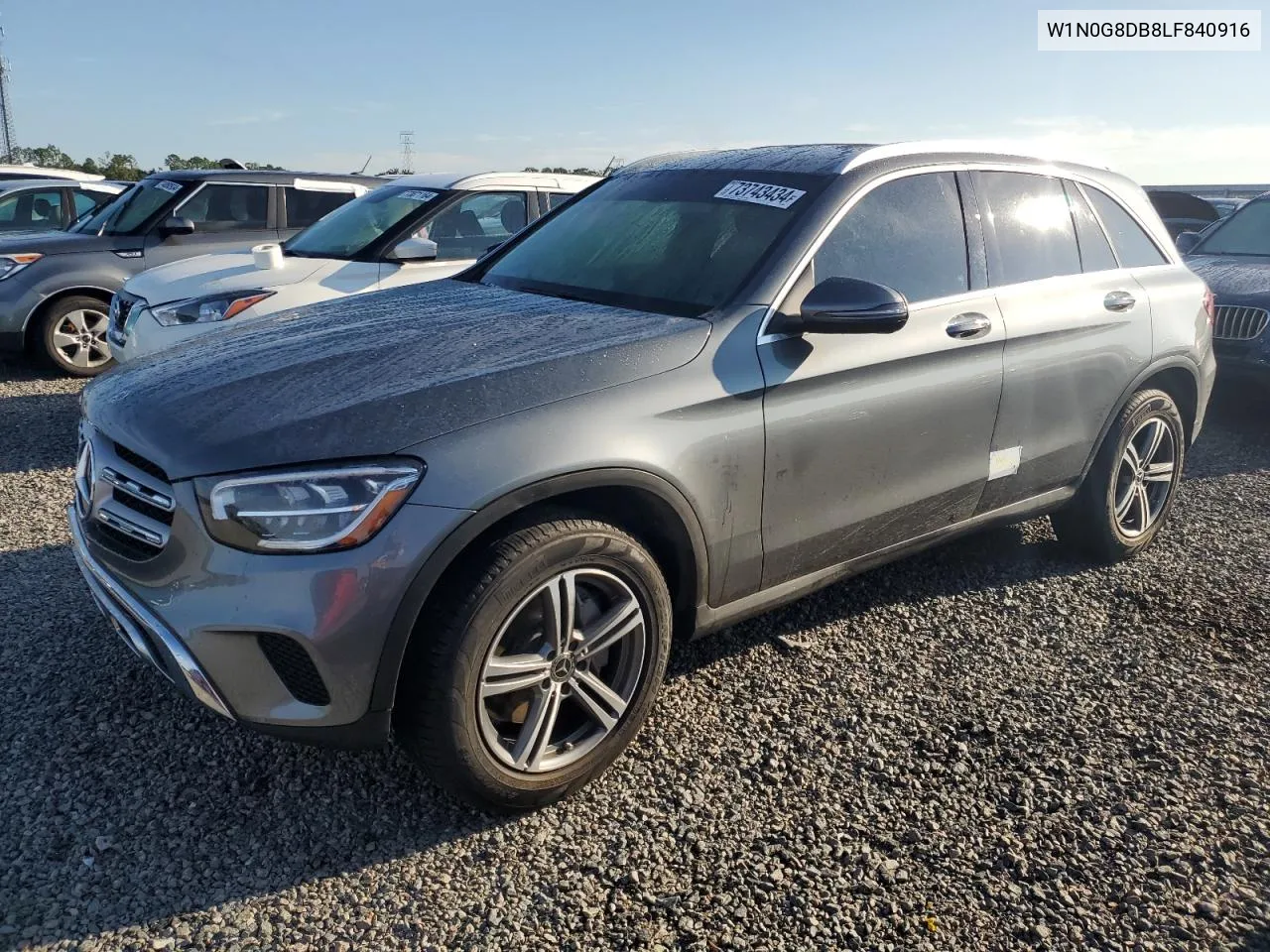 2020 Mercedes-Benz Glc 300 VIN: W1N0G8DB8LF840916 Lot: 73743434