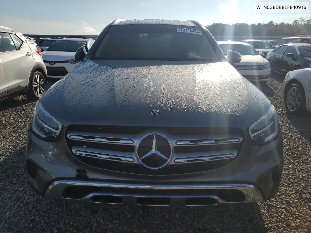 2020 Mercedes-Benz Glc 300 VIN: W1N0G8DB8LF840916 Lot: 73743434