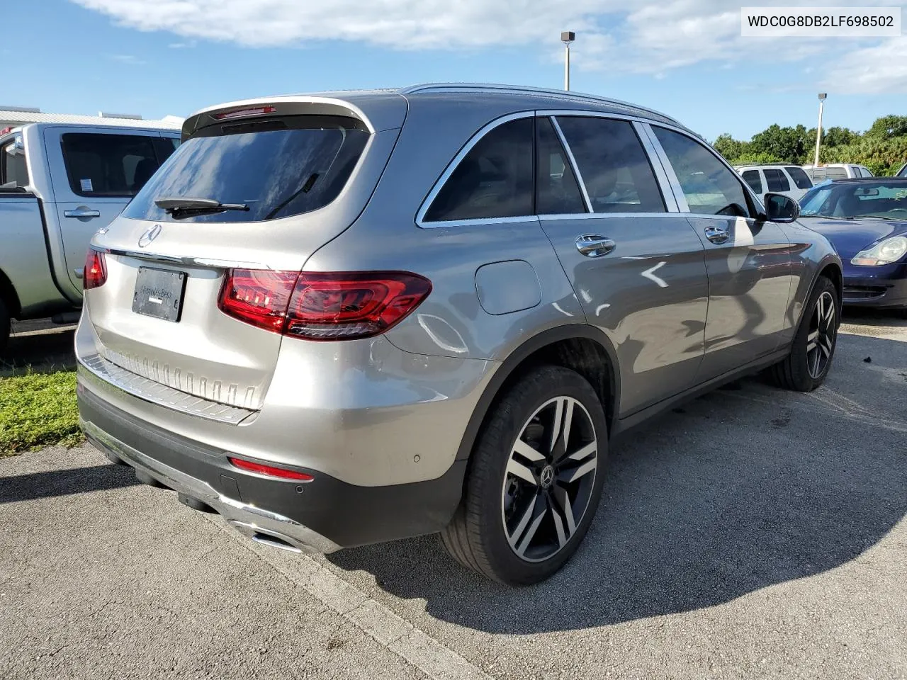 2020 Mercedes-Benz Glc 300 VIN: WDC0G8DB2LF698502 Lot: 74198424