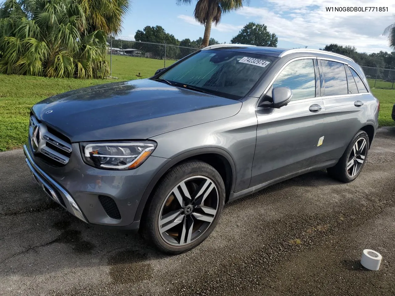 2020 Mercedes-Benz Glc 300 VIN: W1N0G8DB0LF771851 Lot: 74232974