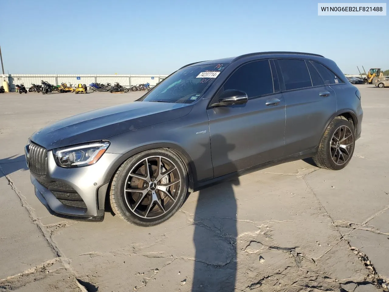 2020 Mercedes-Benz Glc 43 4Matic Amg VIN: W1N0G6EB2LF821488 Lot: 74237714