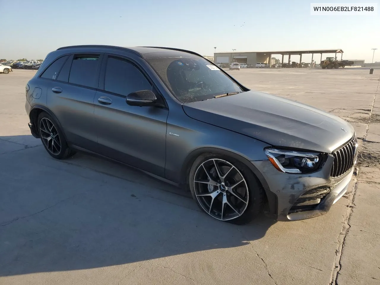 2020 Mercedes-Benz Glc 43 4Matic Amg VIN: W1N0G6EB2LF821488 Lot: 74237714