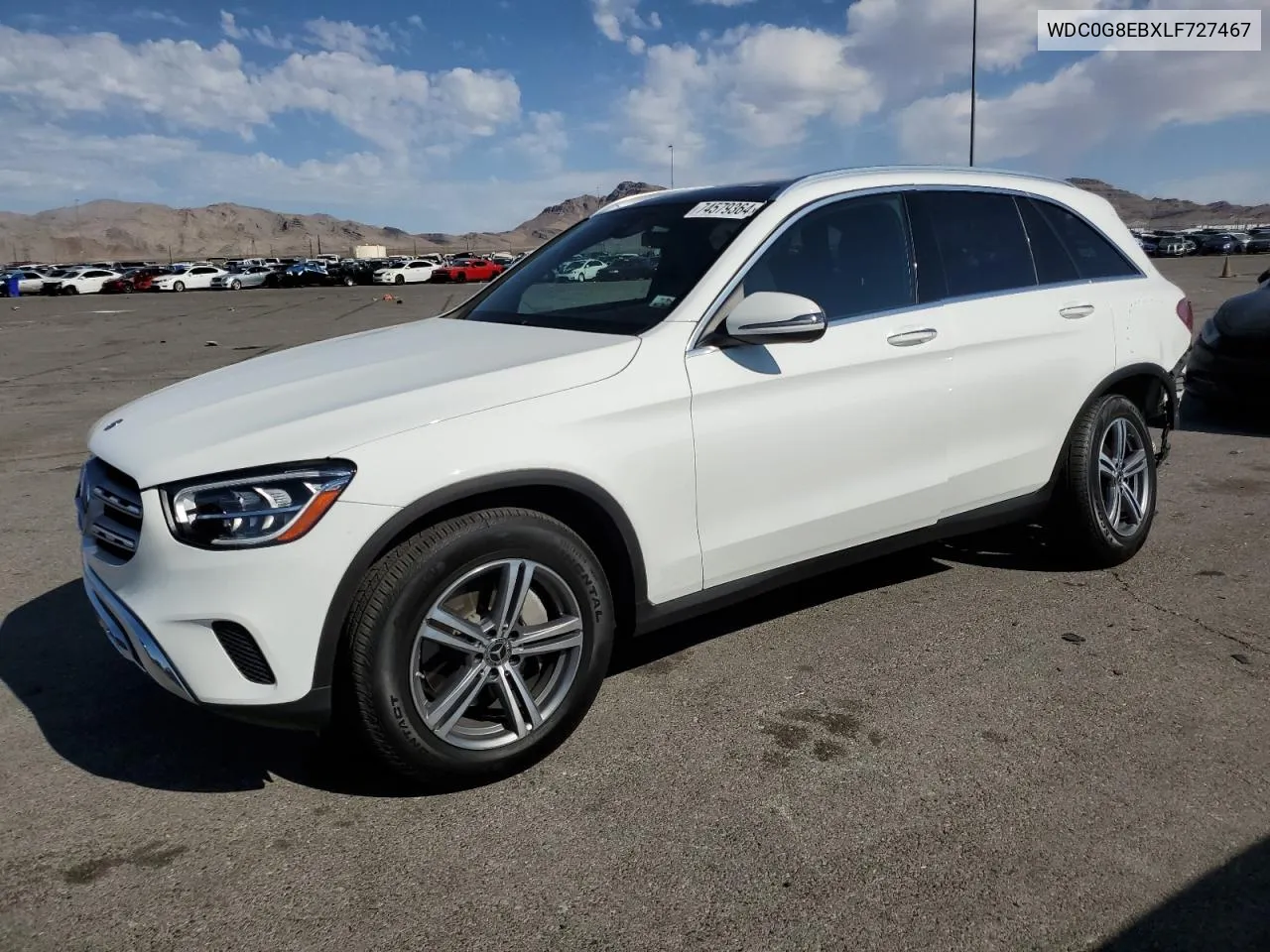 2020 Mercedes-Benz Glc 300 4Matic VIN: WDC0G8EBXLF727467 Lot: 74579364