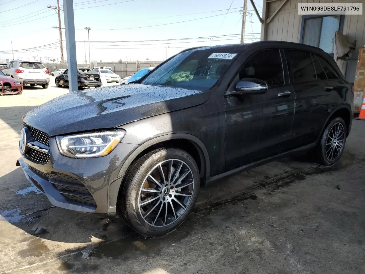 2020 Mercedes-Benz Glc 300 VIN: W1N0G8DB8LF791796 Lot: 75018824