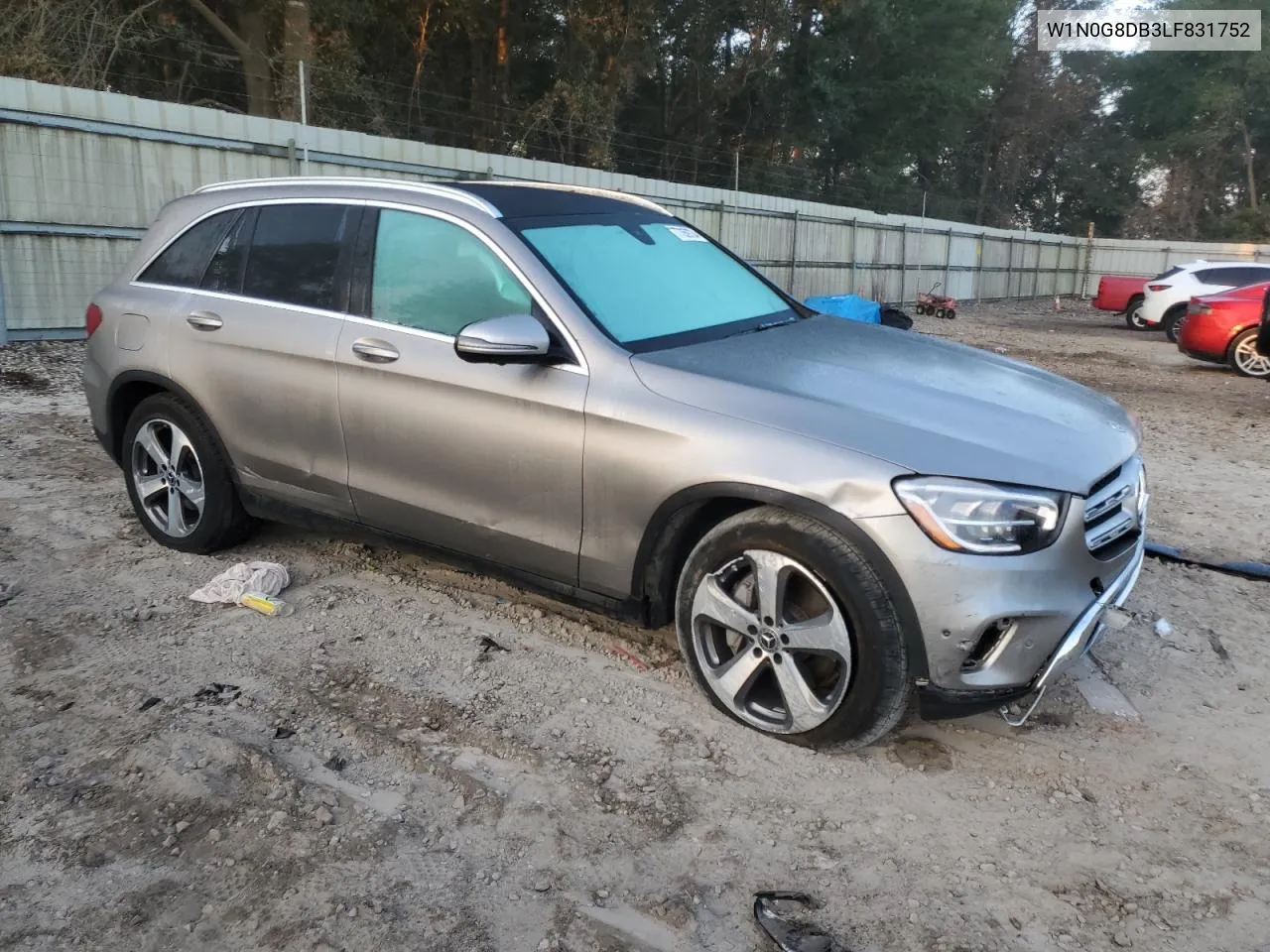 2020 Mercedes-Benz Glc 300 VIN: W1N0G8DB3LF831752 Lot: 77359734