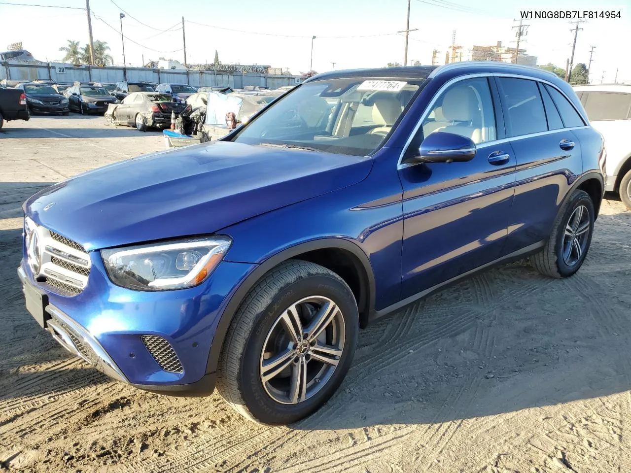 2020 Mercedes-Benz Glc 300 VIN: W1N0G8DB7LF814954 Lot: 77477764