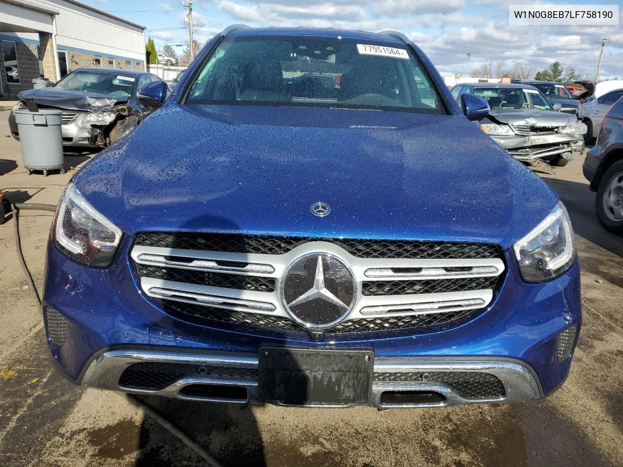 2020 Mercedes-Benz Glc 300 4Matic VIN: W1N0G8EB7LF758190 Lot: 77951564