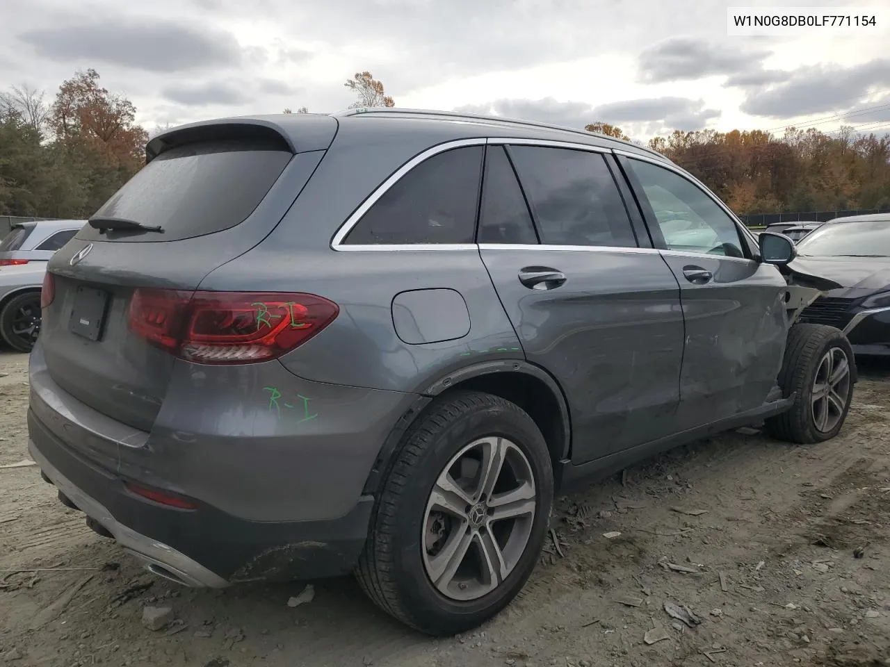 2020 Mercedes-Benz Glc 300 VIN: W1N0G8DB0LF771154 Lot: 78083104