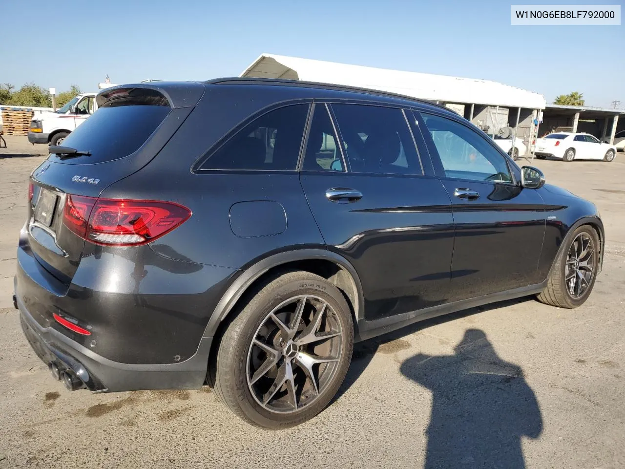 2020 Mercedes-Benz Glc 43 4Matic Amg VIN: W1N0G6EB8LF792000 Lot: 78865224