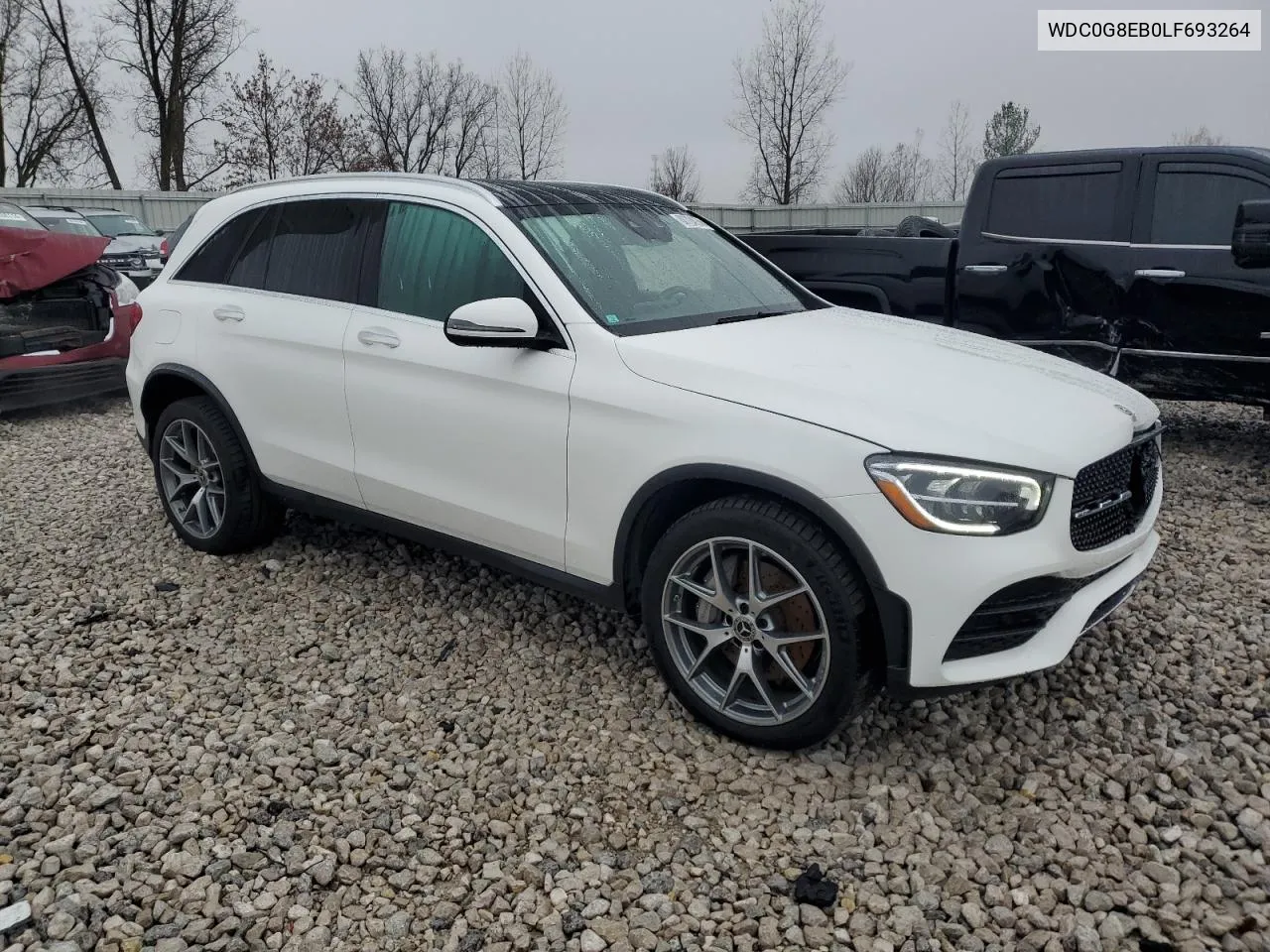 2020 Mercedes-Benz Glc 300 4Matic VIN: WDC0G8EB0LF693264 Lot: 80724974