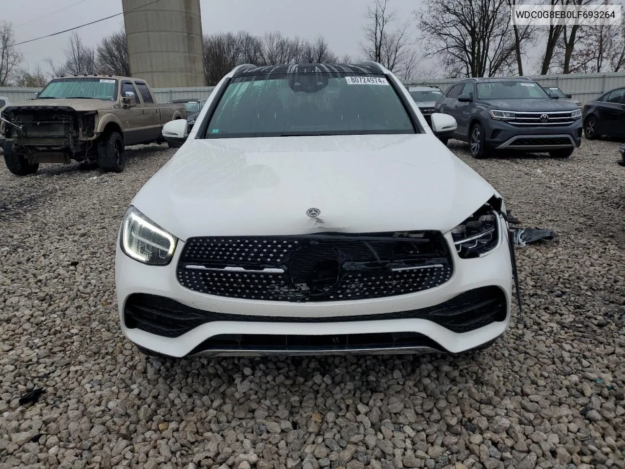 2020 Mercedes-Benz Glc 300 4Matic VIN: WDC0G8EB0LF693264 Lot: 80724974