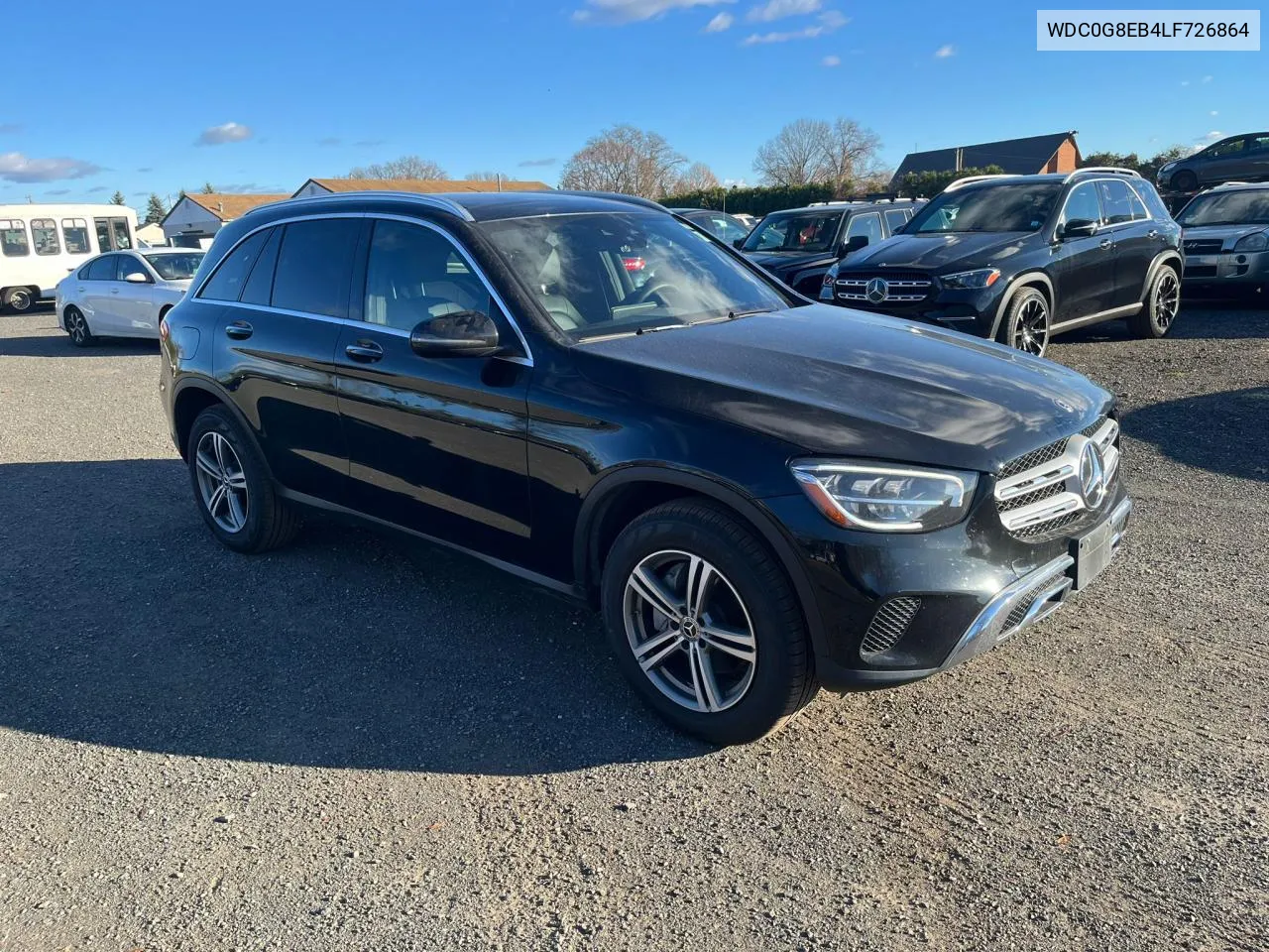 2020 Mercedes-Benz Glc 300 4Matic VIN: WDC0G8EB4LF726864 Lot: 80840494