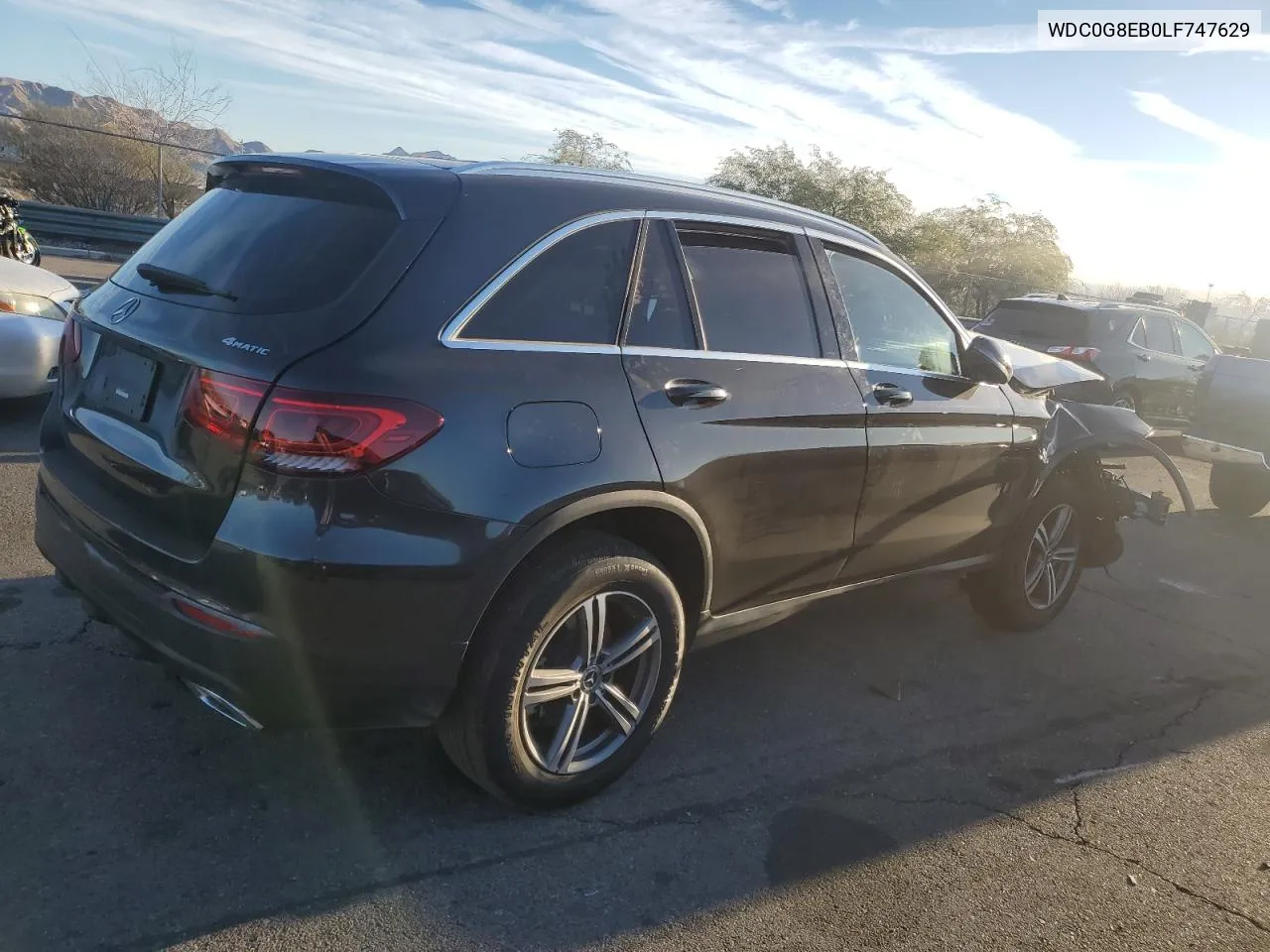 2020 Mercedes-Benz Glc 300 4Matic VIN: WDC0G8EB0LF747629 Lot: 80856514