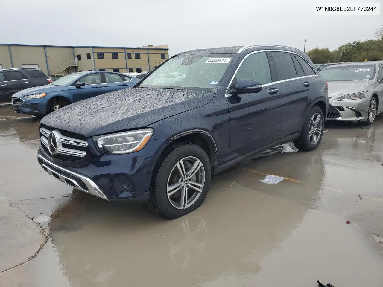 2020 Mercedes-Benz Glc 300 4Matic VIN: W1N0G8EB2LF773244 Lot: 80865414