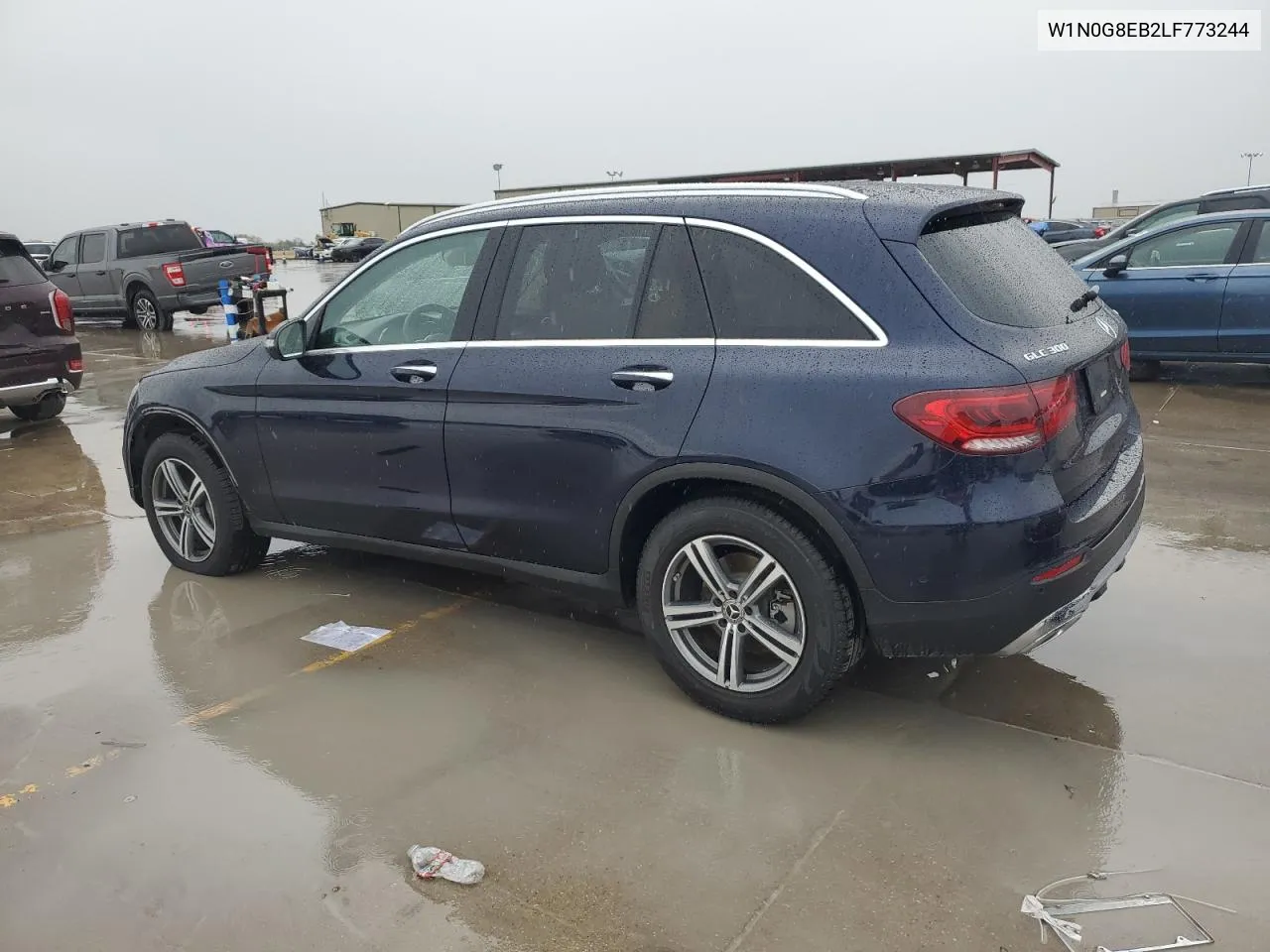 2020 Mercedes-Benz Glc 300 4Matic VIN: W1N0G8EB2LF773244 Lot: 80865414