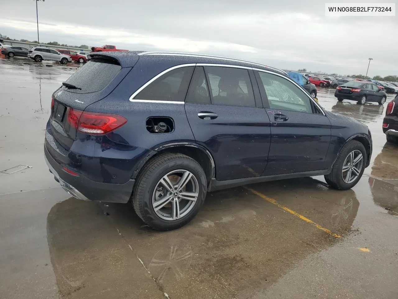 2020 Mercedes-Benz Glc 300 4Matic VIN: W1N0G8EB2LF773244 Lot: 80865414