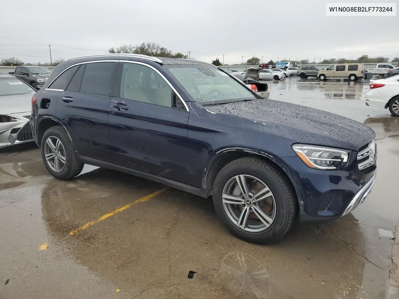 2020 Mercedes-Benz Glc 300 4Matic VIN: W1N0G8EB2LF773244 Lot: 80865414