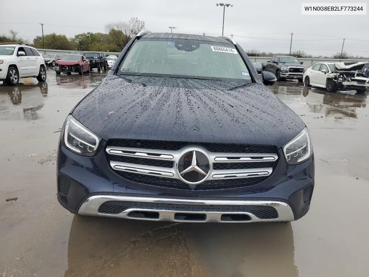 2020 Mercedes-Benz Glc 300 4Matic VIN: W1N0G8EB2LF773244 Lot: 80865414