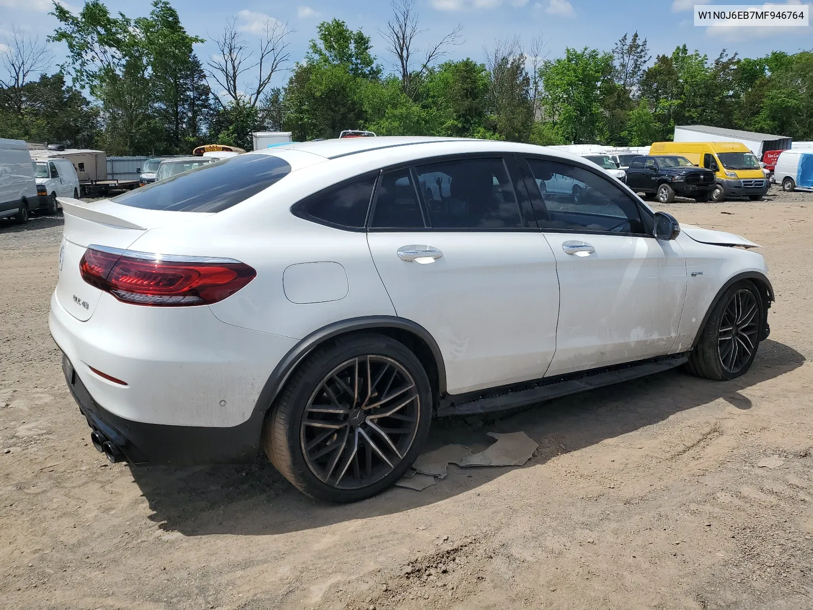 2021 Mercedes-Benz Glc Coupe 43 4Matic Amg VIN: W1N0J6EB7MF946764 Lot: 54998104