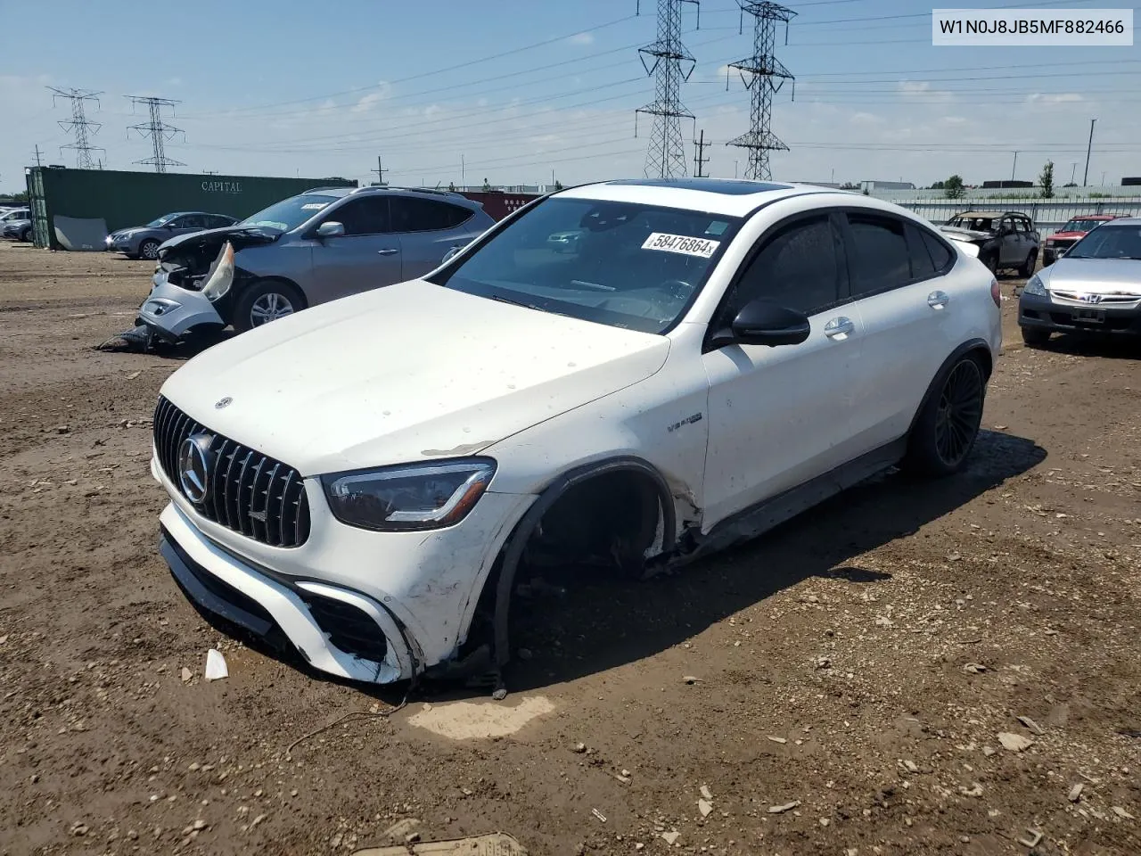 2021 Mercedes-Benz Glc Coupe 63 4Matic Amg VIN: W1N0J8JB5MF882466 Lot: 58476864