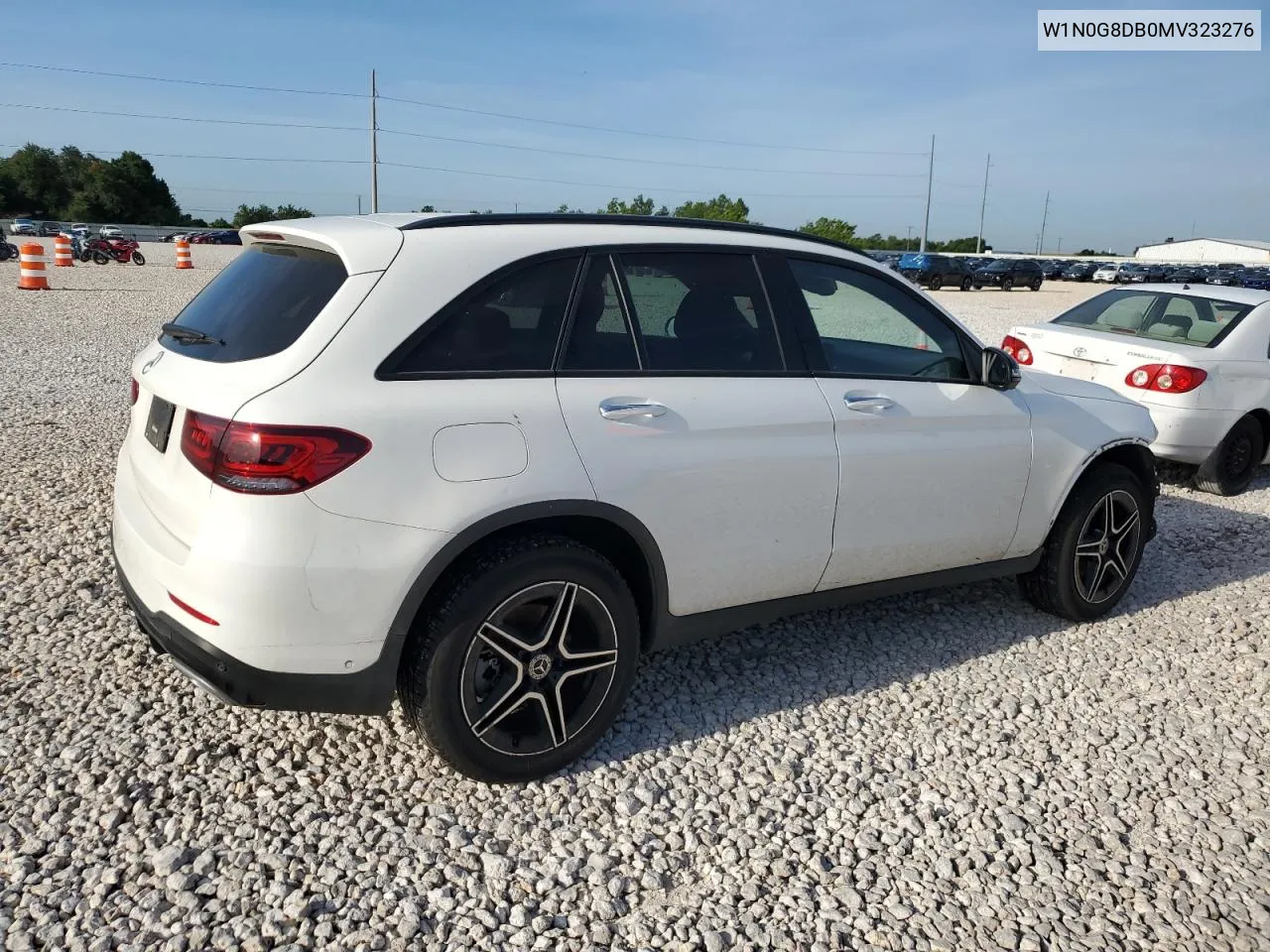 2021 Mercedes-Benz Glc 300 VIN: W1N0G8DB0MV323276 Lot: 59973014