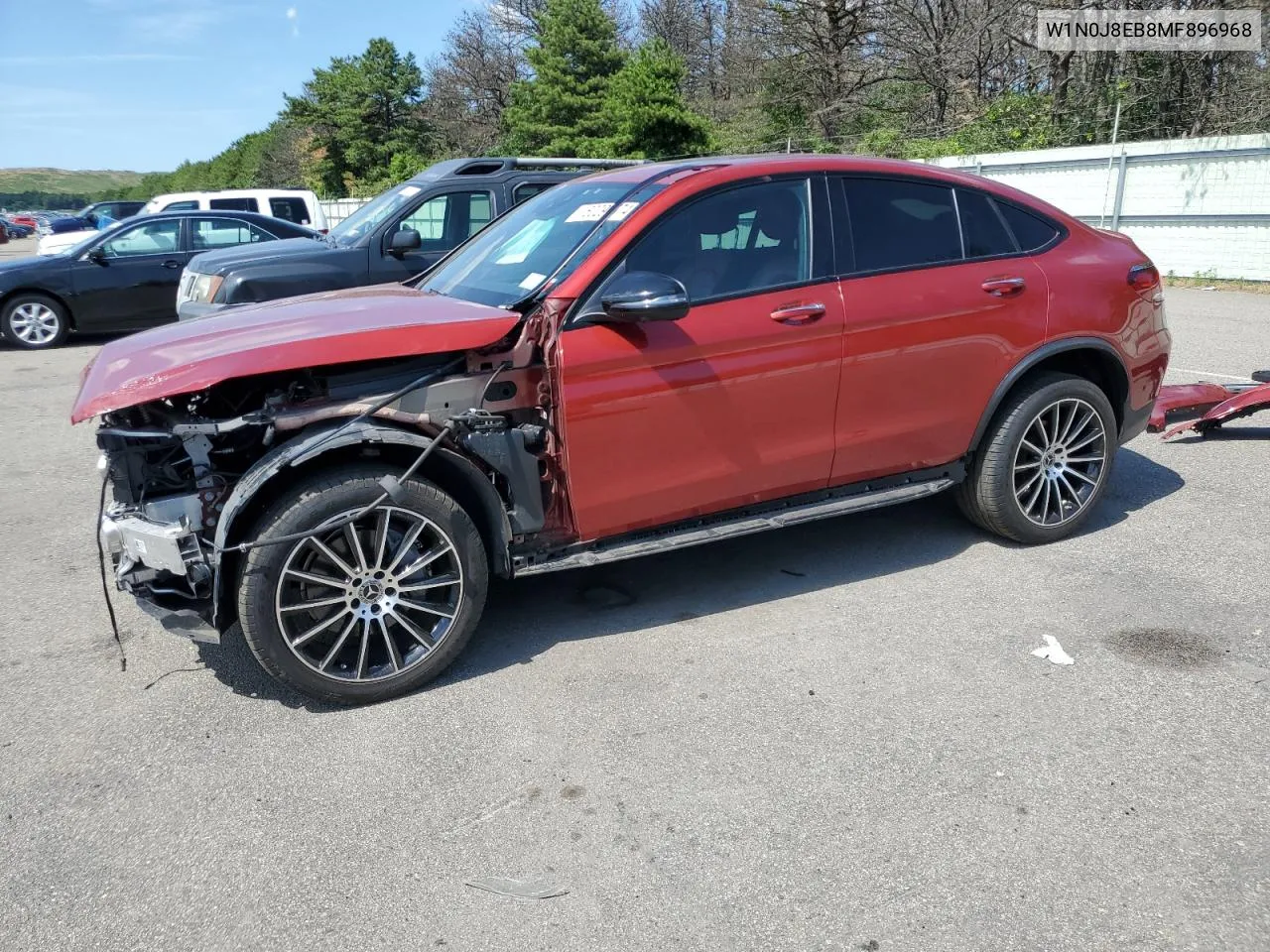 2021 Mercedes-Benz Glc Coupe 300 4Matic VIN: W1N0J8EB8MF896968 Lot: 60299674