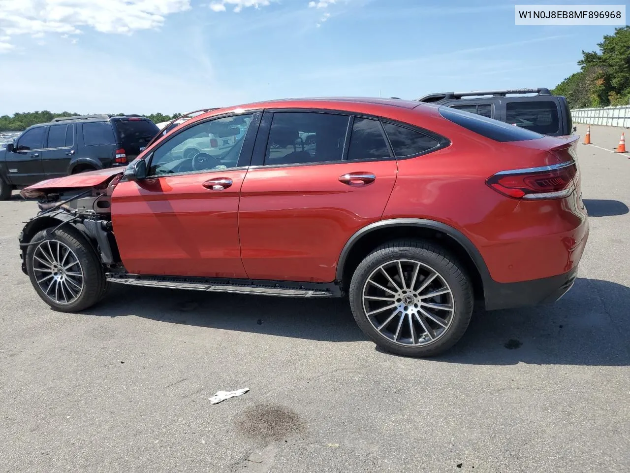 2021 Mercedes-Benz Glc Coupe 300 4Matic VIN: W1N0J8EB8MF896968 Lot: 60299674