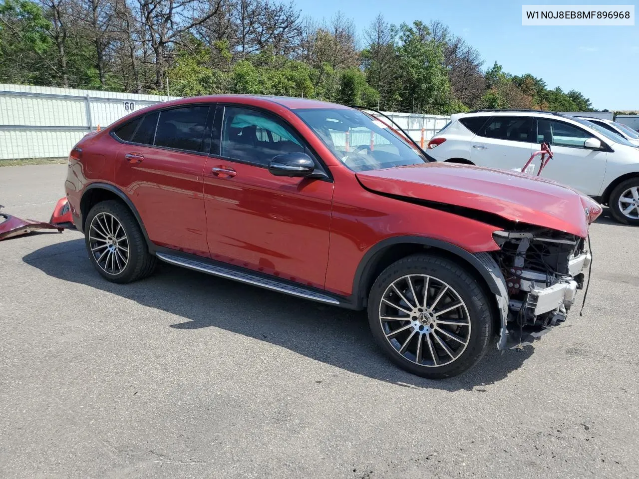 2021 Mercedes-Benz Glc Coupe 300 4Matic VIN: W1N0J8EB8MF896968 Lot: 60299674