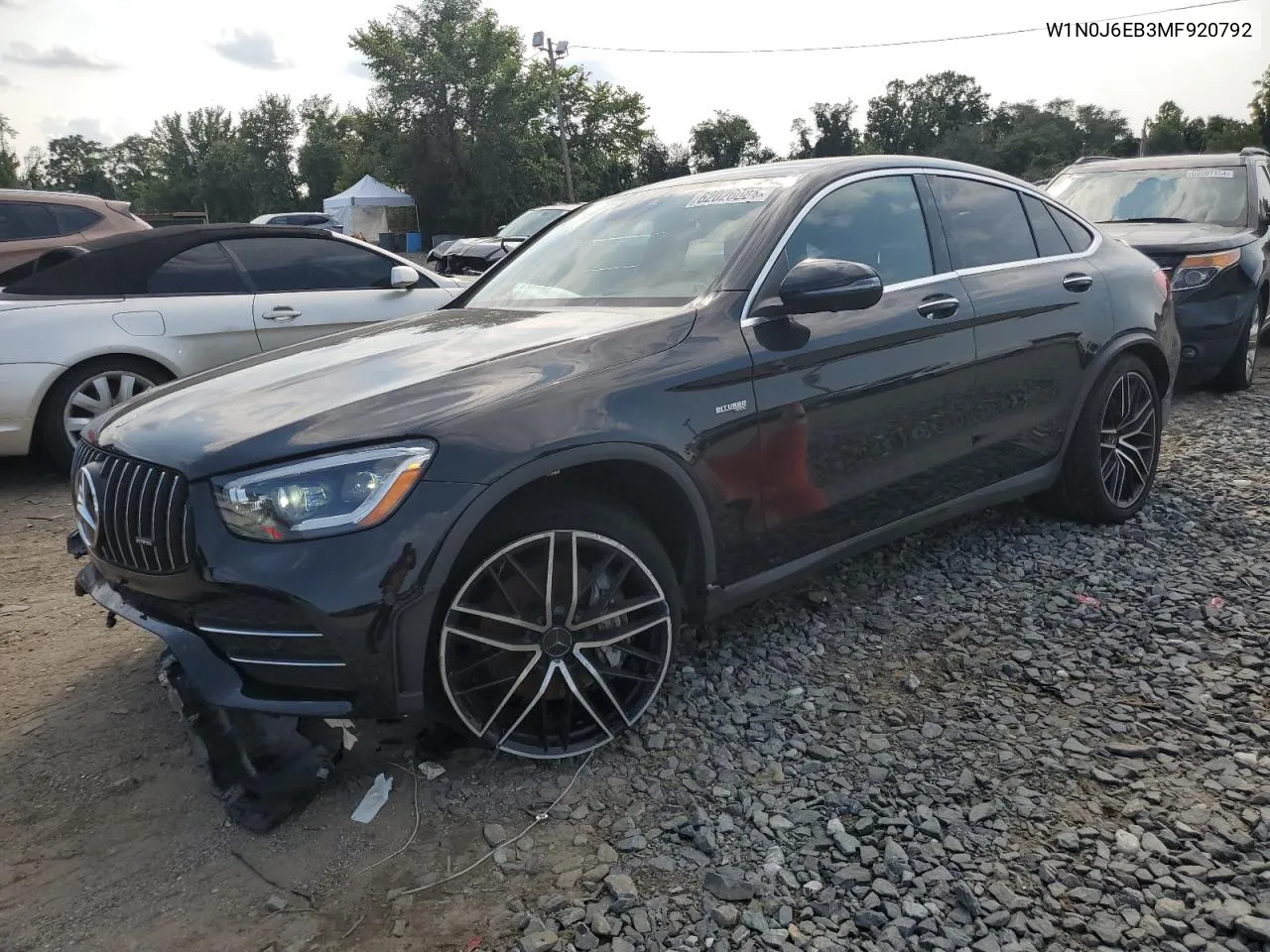 2021 Mercedes-Benz Glc Coupe 43 4Matic Amg VIN: W1N0J6EB3MF920792 Lot: 62026084