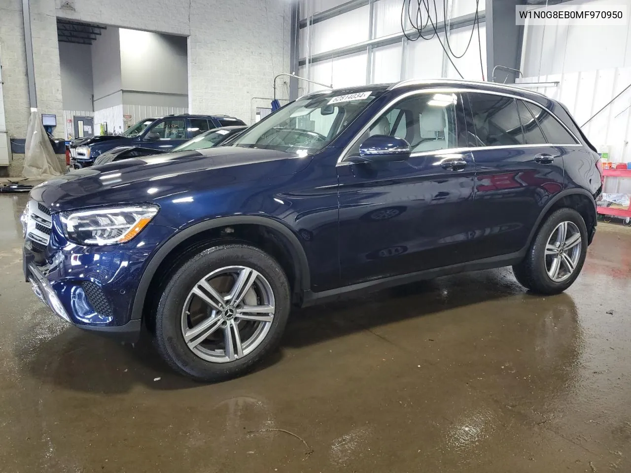 2021 Mercedes-Benz Glc 300 4Matic VIN: W1N0G8EB0MF970950 Lot: 62814034