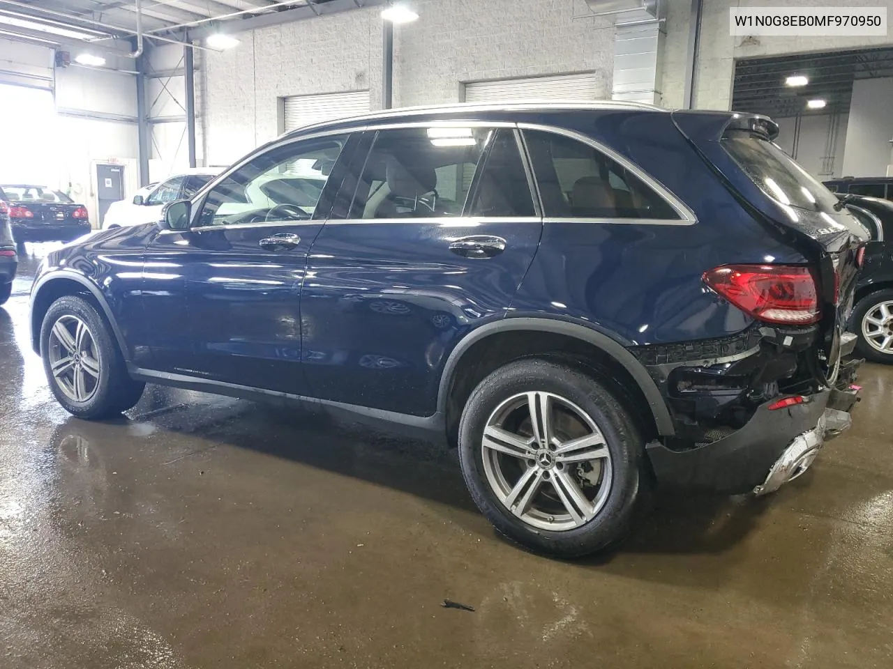 2021 Mercedes-Benz Glc 300 4Matic VIN: W1N0G8EB0MF970950 Lot: 62814034