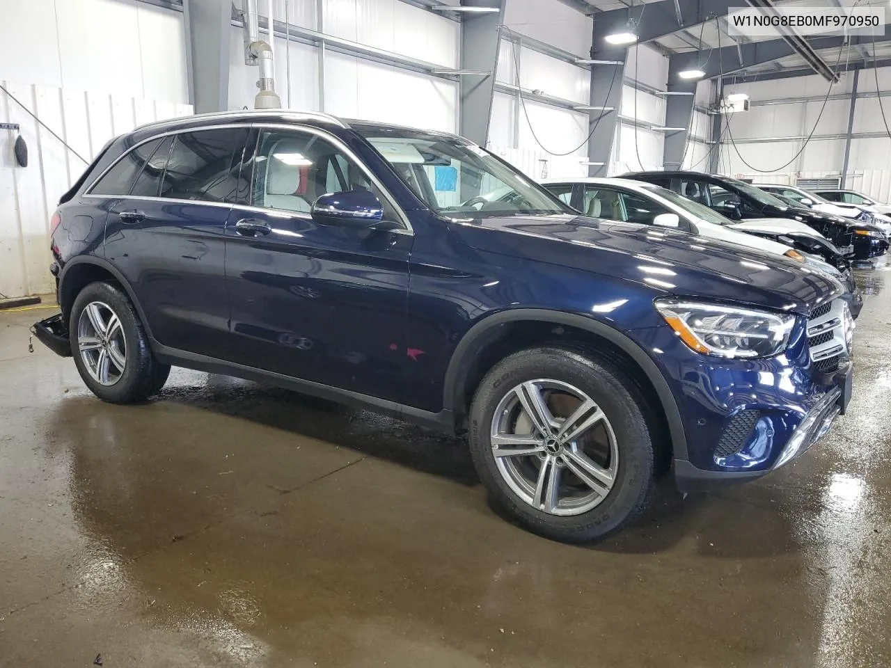 2021 Mercedes-Benz Glc 300 4Matic VIN: W1N0G8EB0MF970950 Lot: 62814034