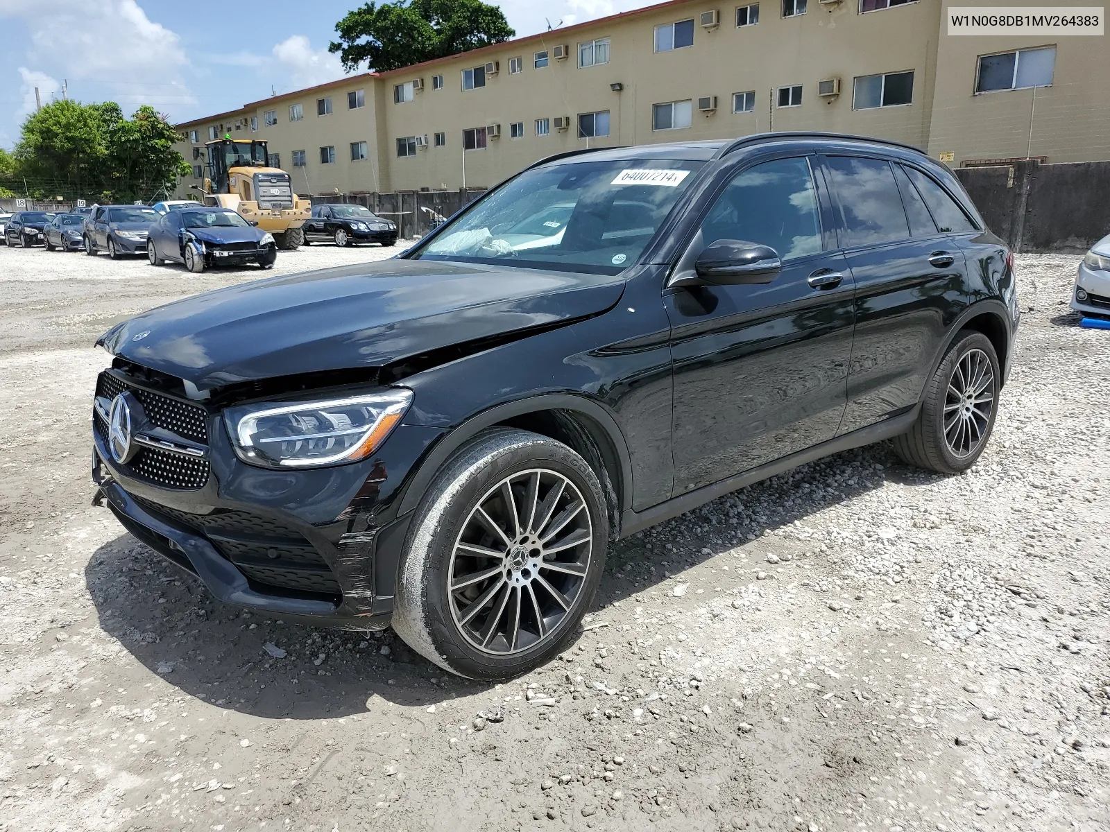 2021 Mercedes-Benz Glc 300 VIN: W1N0G8DB1MV264383 Lot: 64007214