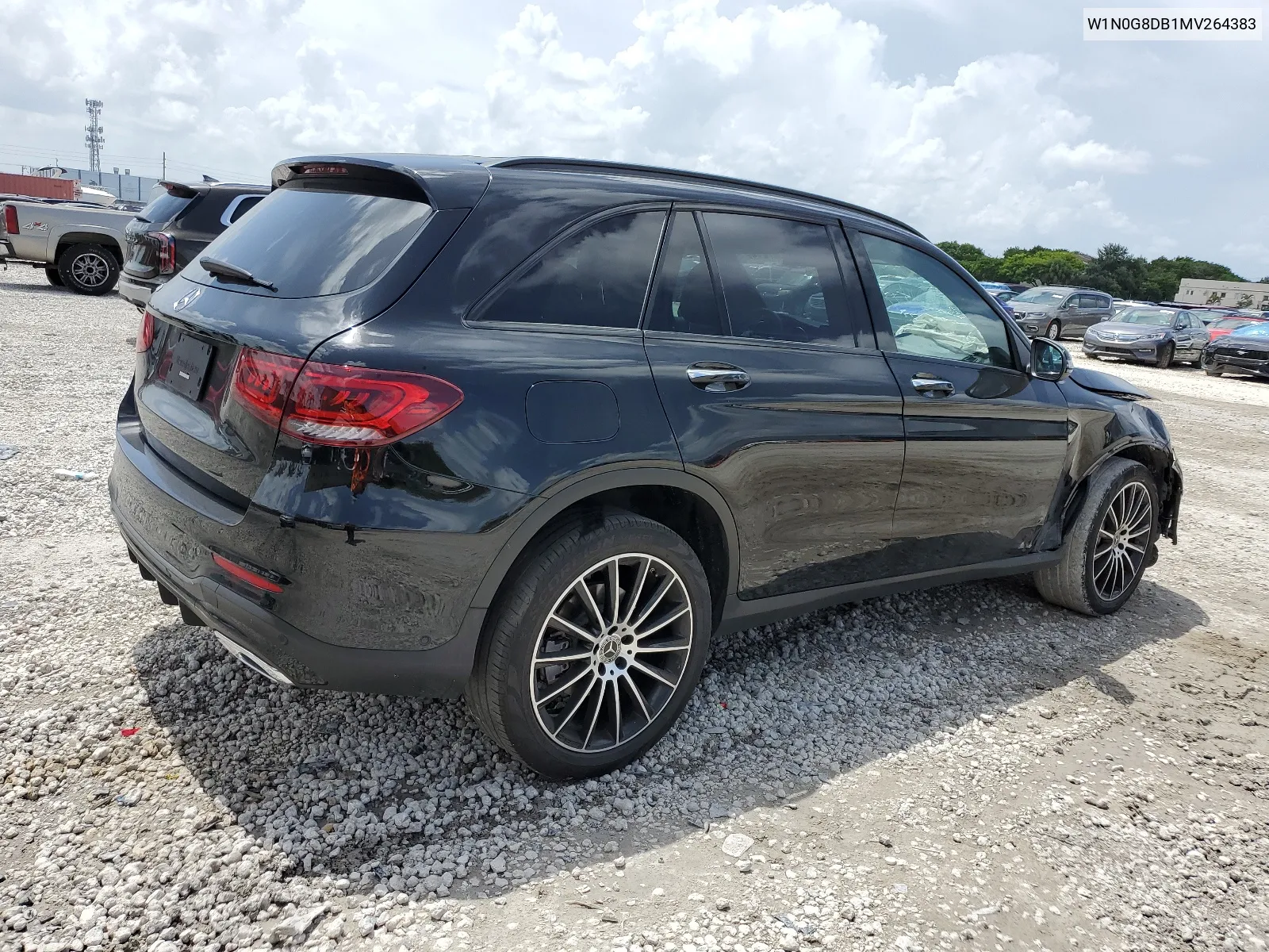 2021 Mercedes-Benz Glc 300 VIN: W1N0G8DB1MV264383 Lot: 64007214