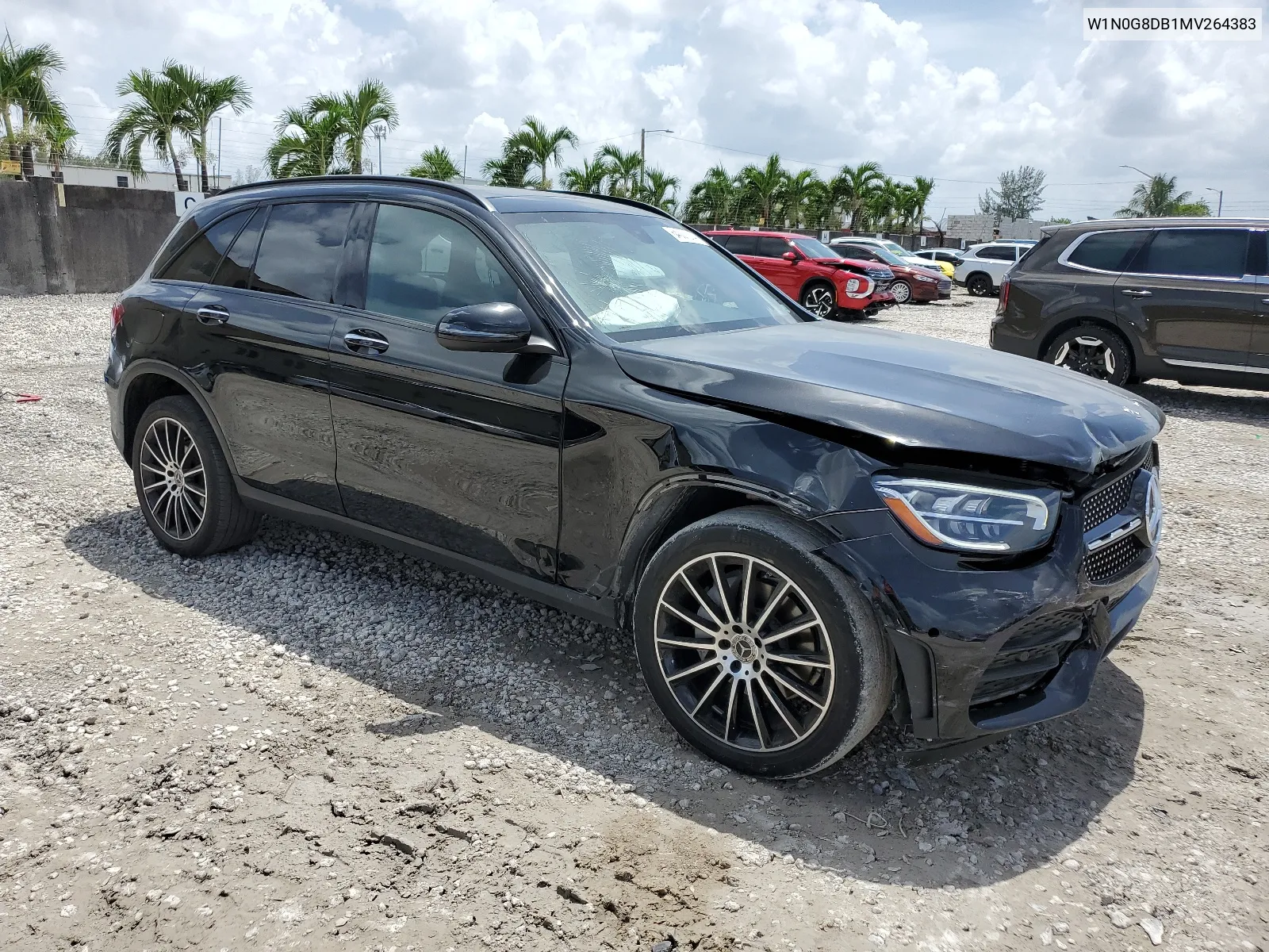 2021 Mercedes-Benz Glc 300 VIN: W1N0G8DB1MV264383 Lot: 64007214