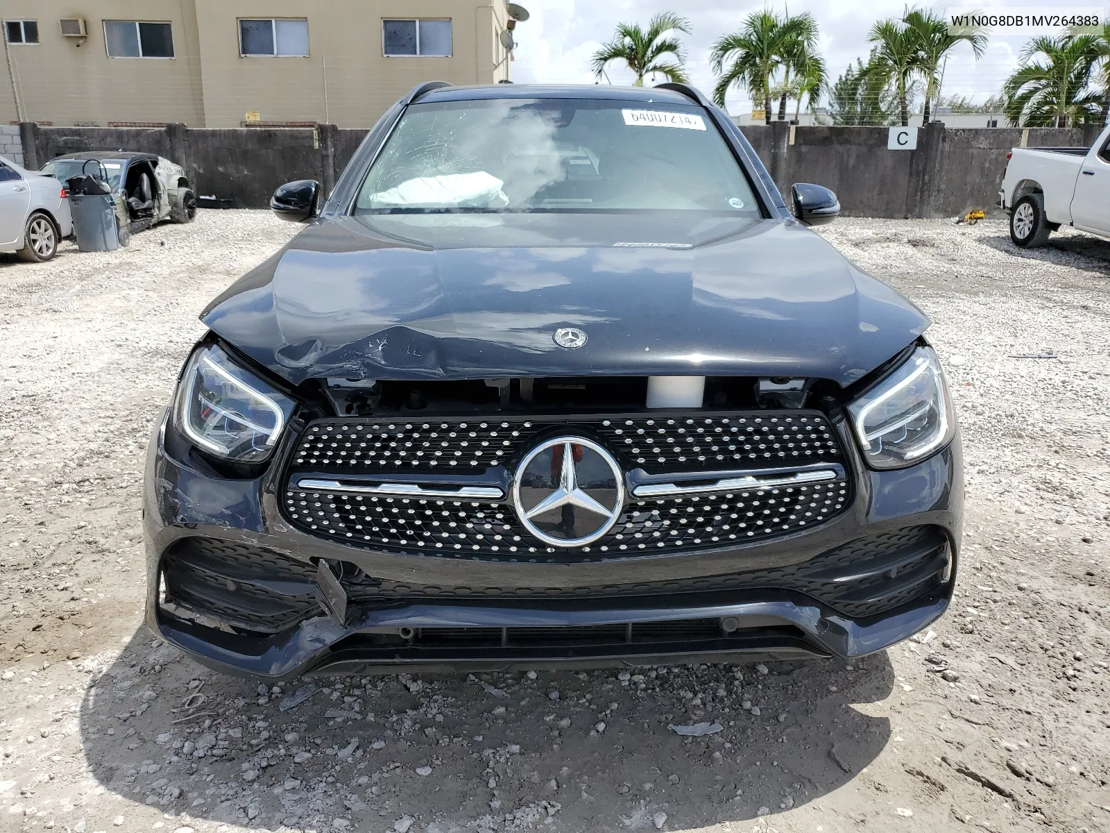 2021 Mercedes-Benz Glc 300 VIN: W1N0G8DB1MV264383 Lot: 64007214