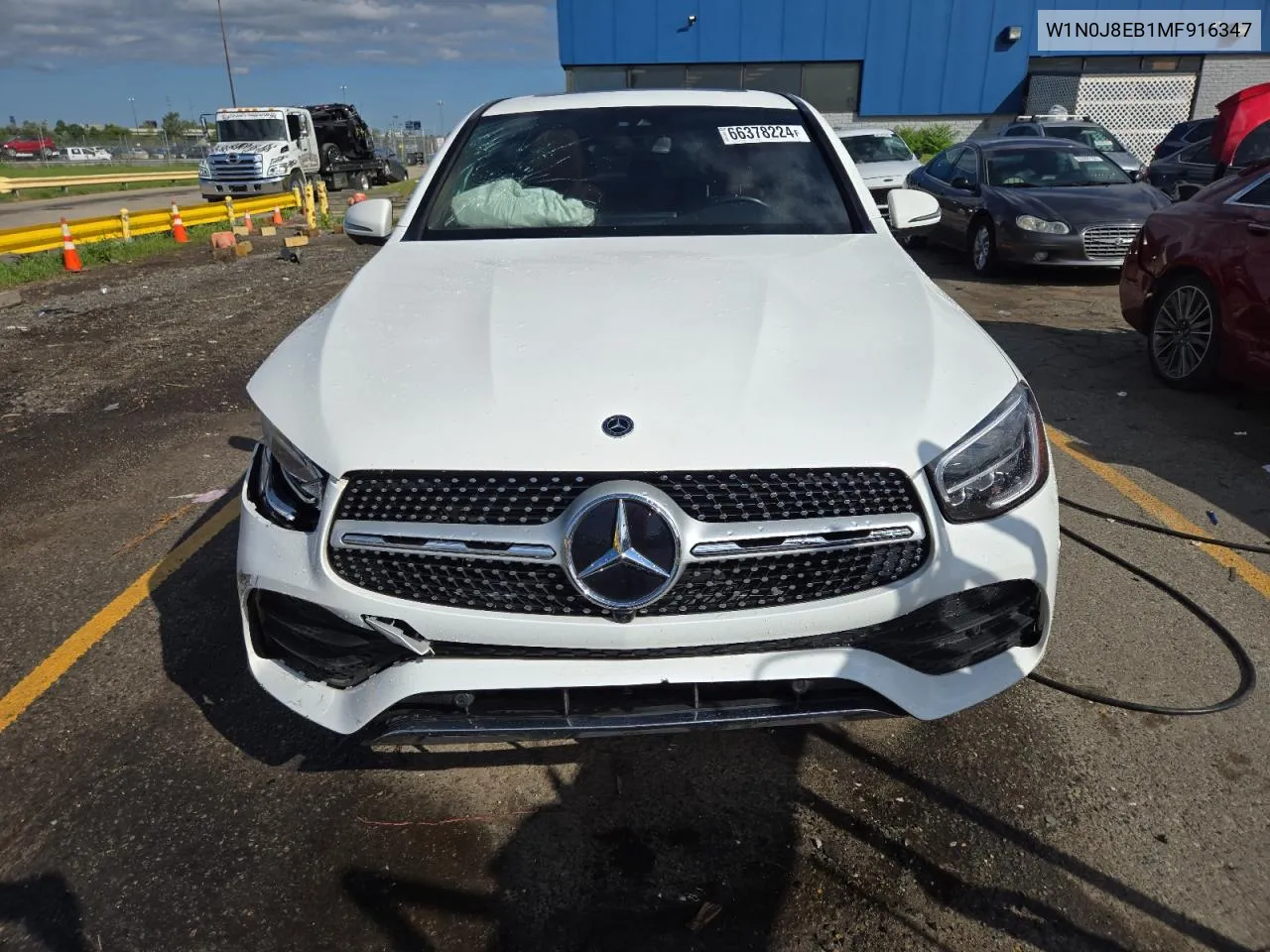 2021 Mercedes-Benz Glc Coupe 300 4Matic VIN: W1N0J8EB1MF916347 Lot: 66378224