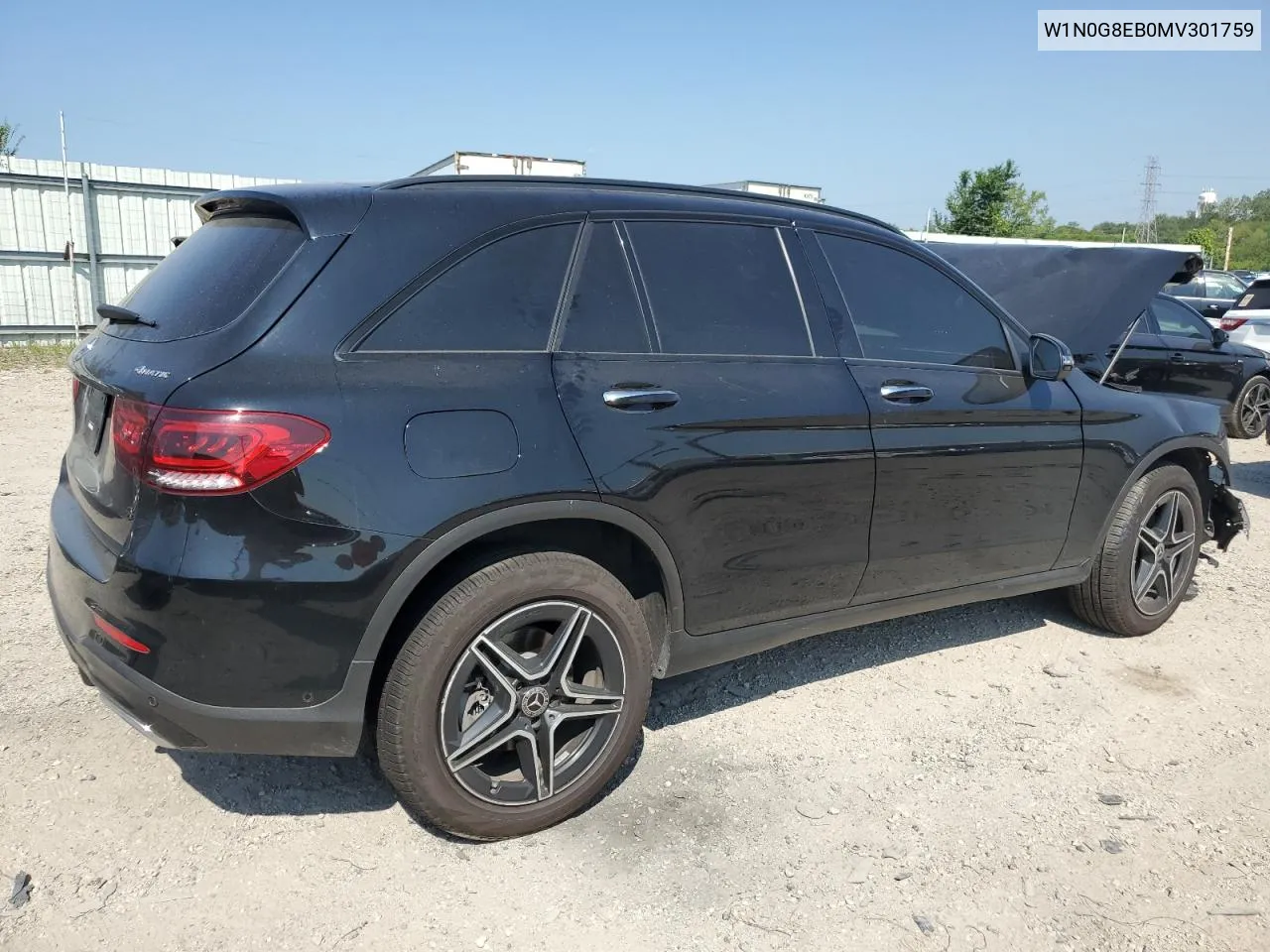 2021 Mercedes-Benz Glc 300 4Matic VIN: W1N0G8EB0MV301759 Lot: 67152834