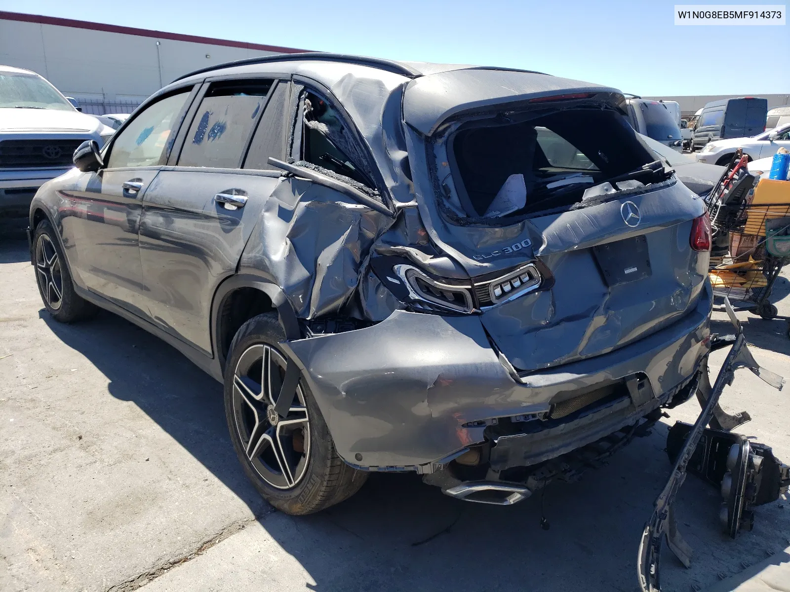 2021 Mercedes-Benz Glc 300 4Matic VIN: W1N0G8EB5MF914373 Lot: 67942334