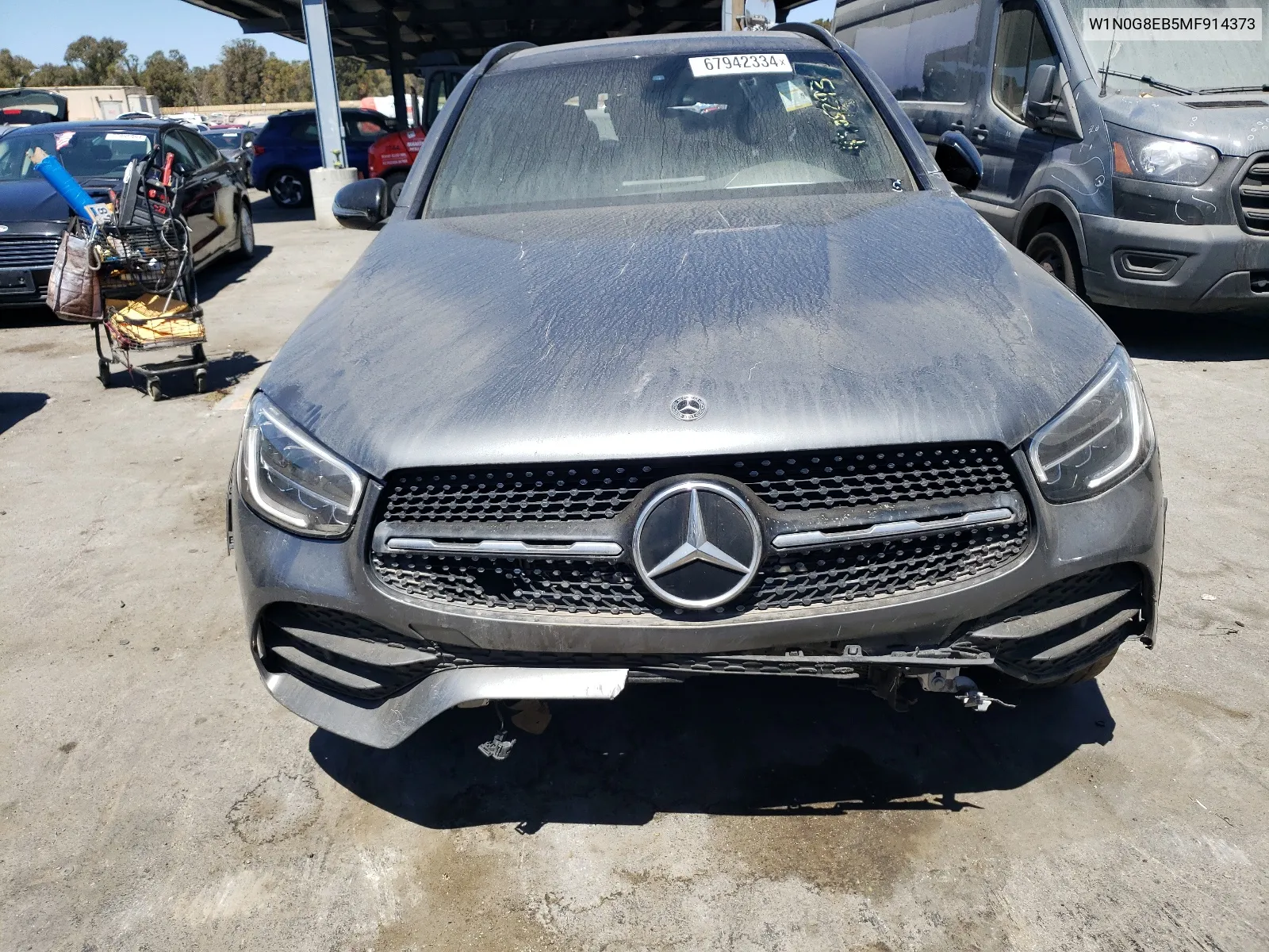 2021 Mercedes-Benz Glc 300 4Matic VIN: W1N0G8EB5MF914373 Lot: 67942334