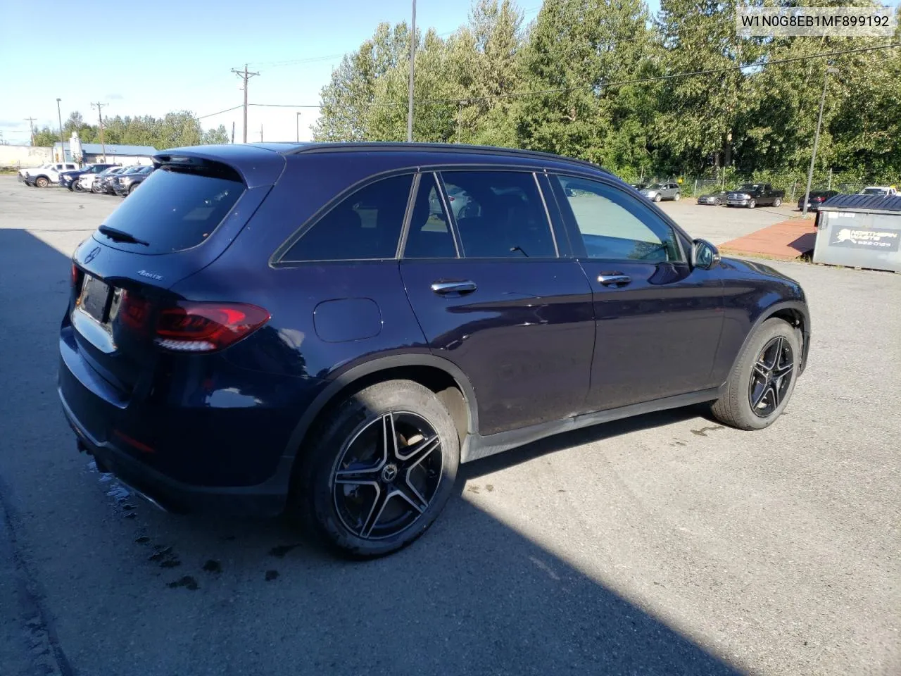 2021 Mercedes-Benz Glc 300 4Matic VIN: W1N0G8EB1MF899192 Lot: 68369834