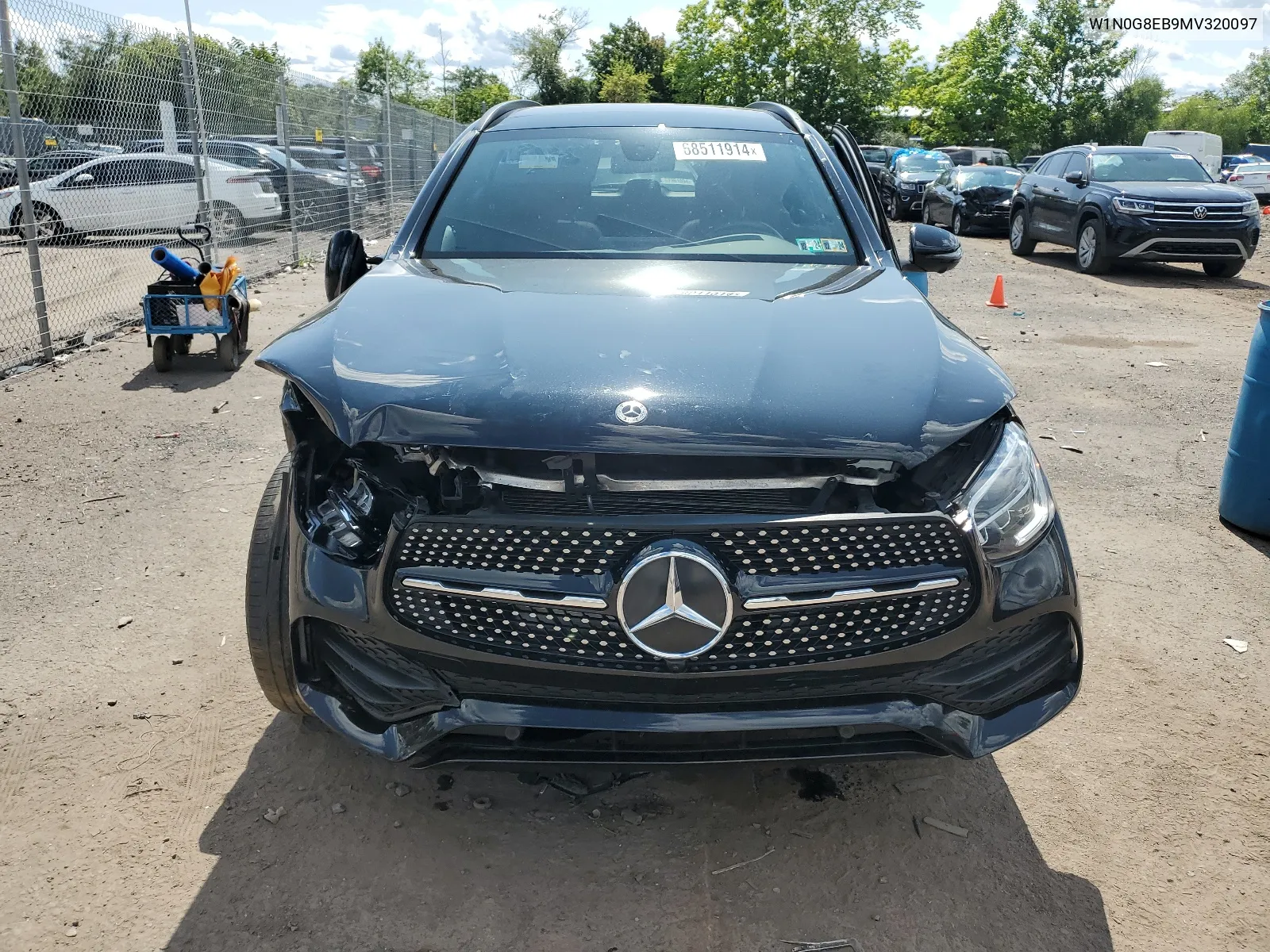 2021 Mercedes-Benz Glc 300 4Matic VIN: W1N0G8EB9MV320097 Lot: 68511914