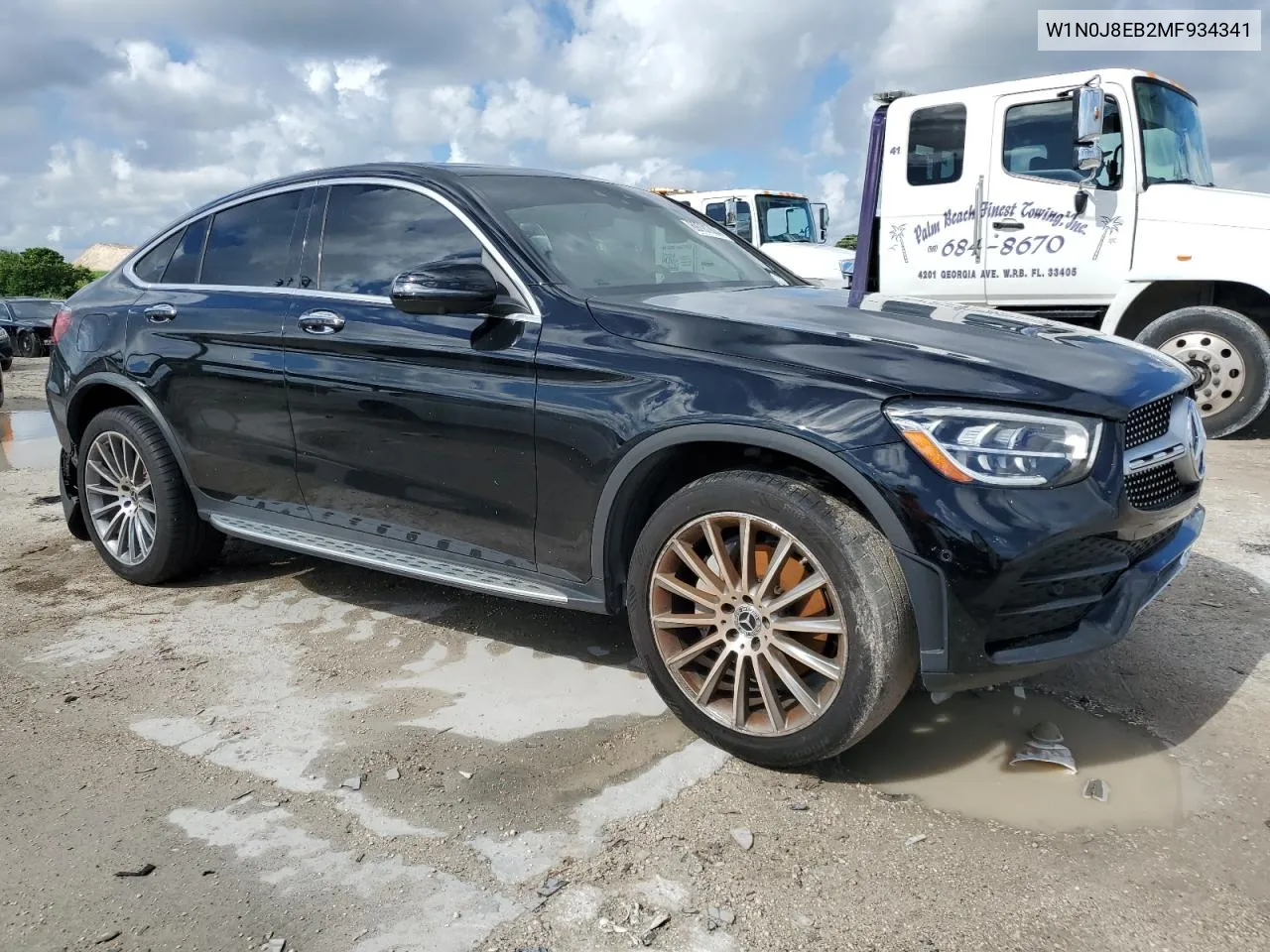 2021 Mercedes-Benz Glc Coupe 300 4Matic VIN: W1N0J8EB2MF934341 Lot: 69781804