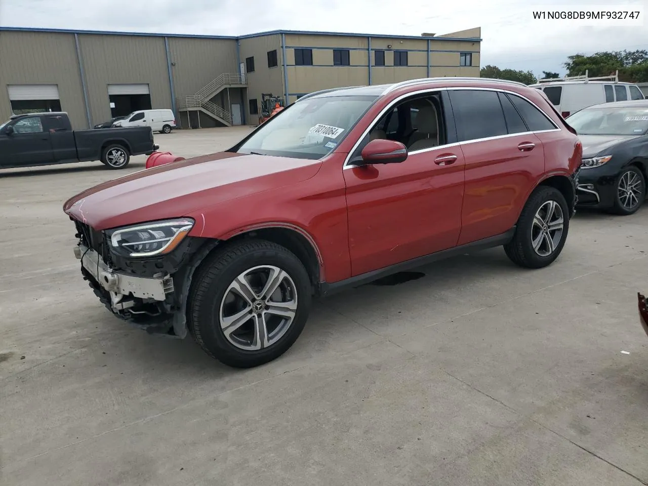 2021 Mercedes-Benz Glc 300 VIN: W1N0G8DB9MF932747 Lot: 70310064