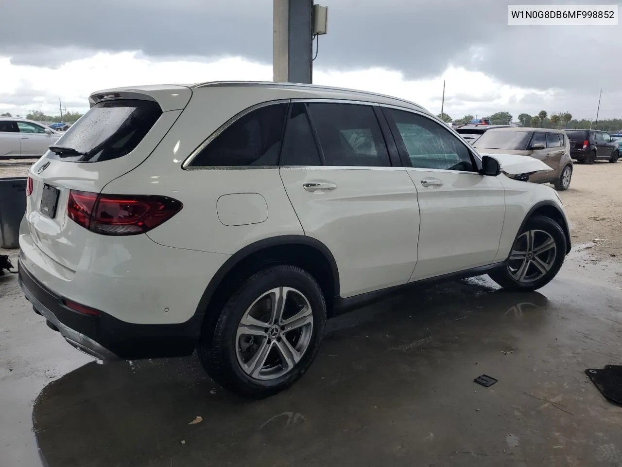 2021 Mercedes-Benz Glc 300 VIN: W1N0G8DB6MF998852 Lot: 70810184