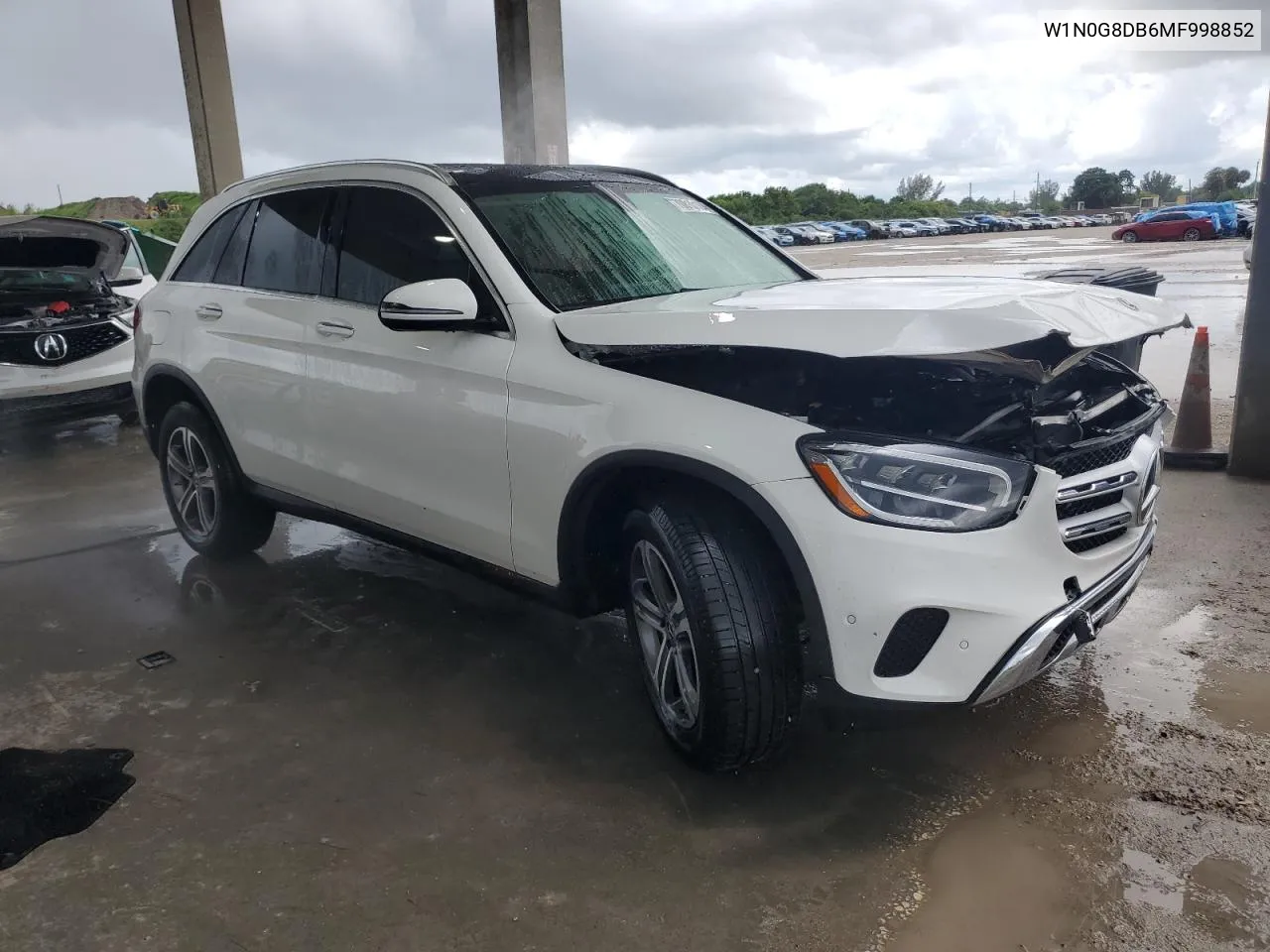 2021 Mercedes-Benz Glc 300 VIN: W1N0G8DB6MF998852 Lot: 70810184