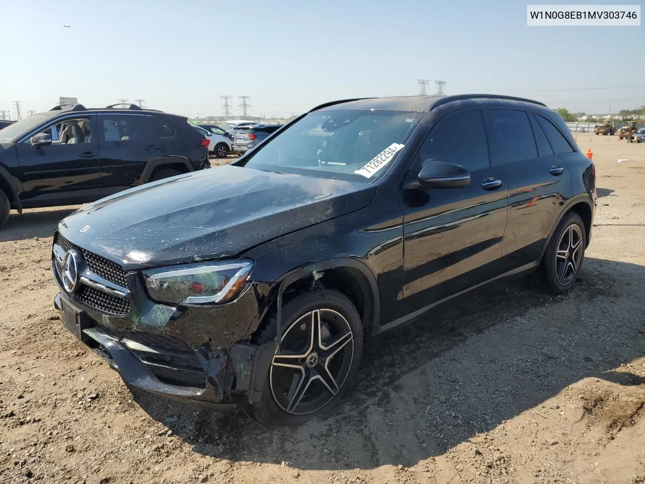 2021 Mercedes-Benz Glc 300 4Matic VIN: W1N0G8EB1MV303746 Lot: 71282294